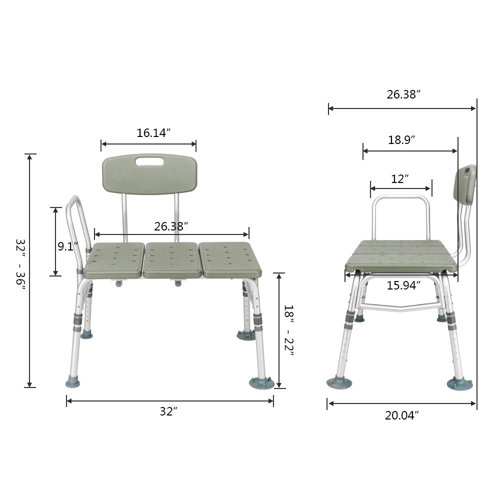 Winado Plastic Tub Transfer Bench & Reviews Wayfair